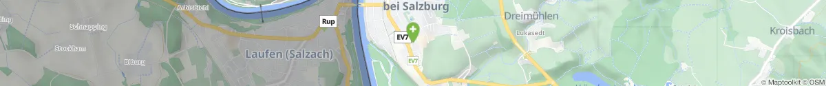 Kartendarstellung des Standorts für Karolinen Apotheke in 5110 Oberndorf